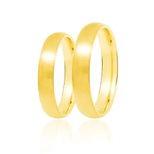 Klassische Gold 3mm Ringe 585 |ergold