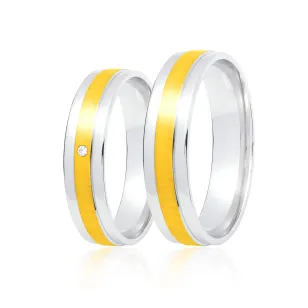 Złota obrączka ślubna 4 mm próba 585 Rozm. 6 - 14