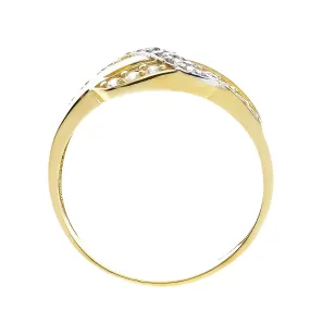 Modischer Goldring Zirkonia INTERSPERSED P1.34 | ergold