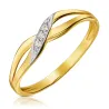 Gold Ring Stones INTERWOVEN PATTERN P3.1541 | ergold