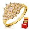 Goldring verziert mit Zirkonia Muster 585 P3.1551P | ergold