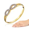 Goldring mit Steinen Infinity P2.1370 | ergold