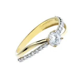 Gold Ring BEAUTIFUL INTERWOVEN MUSTER Muster 585 P1.50P | ergold