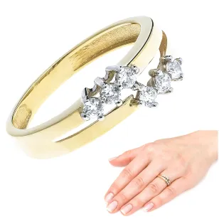 Geschenkring aus Gold MODERN DESIGN P1.58 | ergold