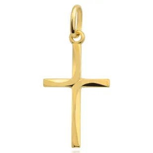 ⭐ Złoty krzyżyk zdobiony pr. 585 ♥ Ergold