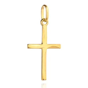 ⭐ Złoty krzyżyk zdobiony pr. 585 ♥ Ergold