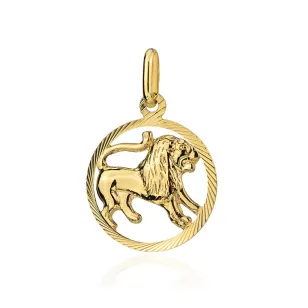 ⭐ Zawieszka znak zodiaku LEW ♥ Ergold