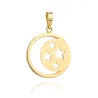 ⭐ Zawieszka złota księżyc i cztery gwiazdki ♥ Ergold