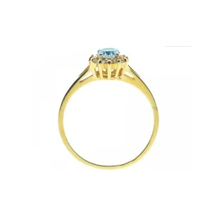 Elegant Gold Ring Flower Muster 585 P2.1455P | ergold