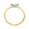 Goldring BUTTERFLY blau Feinheit 585 P1.1004aP | ergold