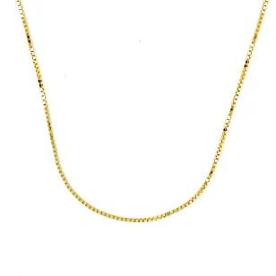 Łańcuszek KOSTKA 50 cm próba 585| ERgold