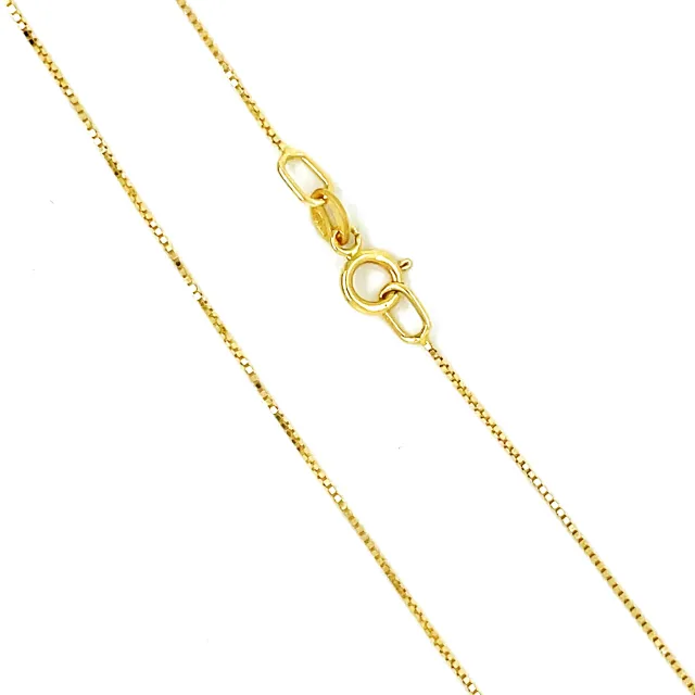 Łańcuszek KOSTKA 50 cm próba 585| ERgold