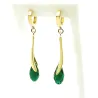 Goldene Ohrringe Swarovski Crystal CNA.33P | ergold