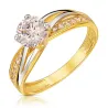 Goldener Steinring P3.1647 | ergold