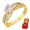 Goldener Steinring P3.1647 | ergold