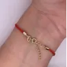 Vergoldetes Armband Roter String HEART SBZ23 | ergold