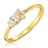 Goldring mit Strasssteinen SQUARE P2.1296 | ergold