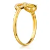 Goldring mit Strasssteinen SQUARE P2.1296 | ergold