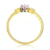 Verlobungsgoldring mit Smaragd Zirkonia P3.1556mit | ergold