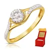 Goldring Zirkons beeindruckender Stein P3.1501 | ergold