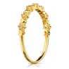 Goldener Herzring WHITE STONES ER.0050| ergold