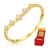 Goldene Ringwelle WHITE STONES ER.0064| ergold
