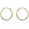 ⭐ Kolczyki koła diamentowane - 5,8cm ♥ Ergold