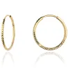 ⭐ Kolczyki koła diamentowane - 5,8cm ♥ Ergold