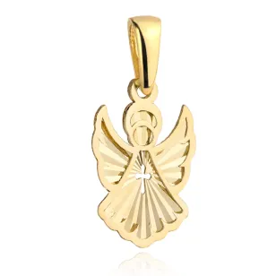 ⭐ Zawieszka złoty diamentowany aniołek ♥ Ergold