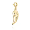 ⭐ Zawieszka/charms złote skrzydełko ♥ Ergold