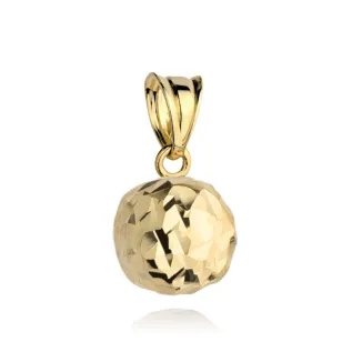 ⭐ Zawieszka złota diamentowana kulka ♥ Ergold
