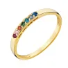 Goldring mit Steinen P2.1377 | ergold