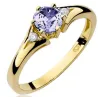 Goldener Diamantring EY-76 Amethyst | ergold