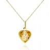 Medaille mit der Mutter Gottes im Herztaufe/Kommunionversuch 585 M17| ergold