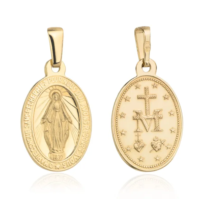 ⭐ Medalik złoty cudowny pr. 585 ♥ Ergold