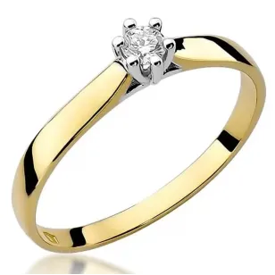 Gold Diamant Ring EY-222 0.10ct | ergold