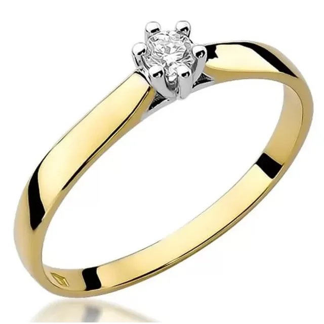 Gold Diamant Ring EY-222 0.10ct | ergold