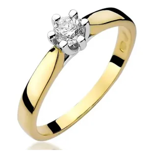 Gold Diamant Ring EY-222B 0.25ct | ergold