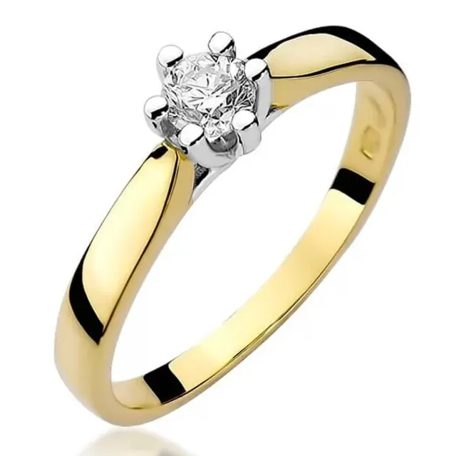 Gold Diamant ring EY-222B 0.30ct | ergold