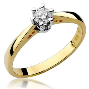 Gold Diamant Ring EY-234 0.25ct | ergold