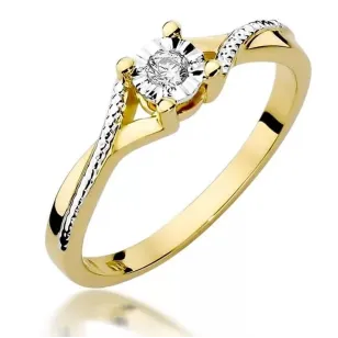 Gold Diamant ring EY-361 0.08ct | ergold
