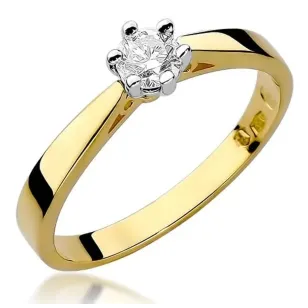 Gold Diamant Ring EY-229B 0.30ct | ergold