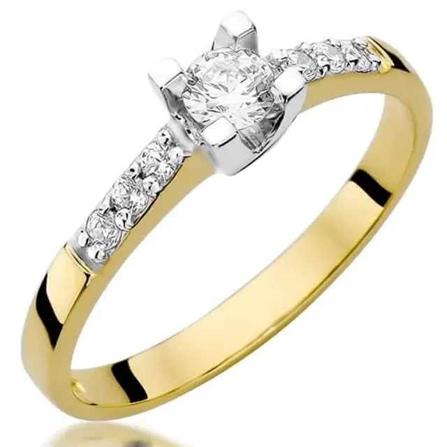 Gold Diamant Ring EY-339 0.37ct | ergold