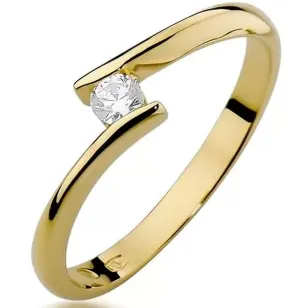 Gold Diamant Ring EY-371 0.09ct | ergold