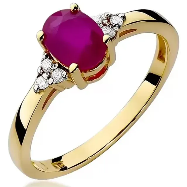 Gold Diamantring EY-308 Saphir | ergold