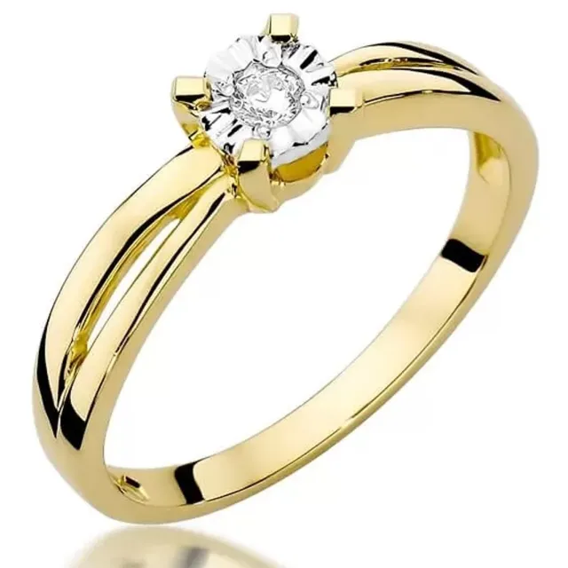 Gold Diamant ring EY-360 0.08ct | ergold