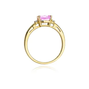 Goldener Diamantring EY-3 Topas | ergold