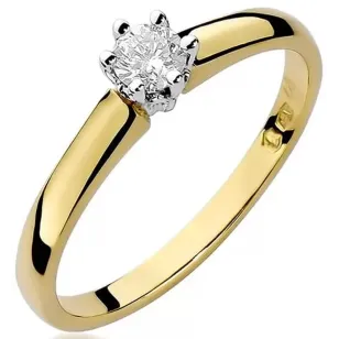 Gold Diamant Ring EY-317 0.20ct | ergold