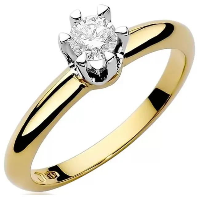 Gold Diamant Ring EY-267 0.30ct | ergold