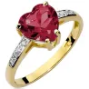 Gold Diamantring EY-31 Rubin | ergold